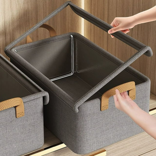 Organizadores y almacenamiento de armarios, Organización y almacenamiento, Contenedores de almacenamiento, Caja de almacenamiento con tapa para ropa, Caja de almacenamiento para pantalones, Armario de