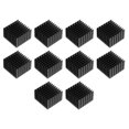 thumbnail image 1 of Disipador de calor en forma de T, 10 piezas Disipador de calor de aluminio negro Disipador de calor de aluminio Radiadores Resultados impresionantes, 1 of 8