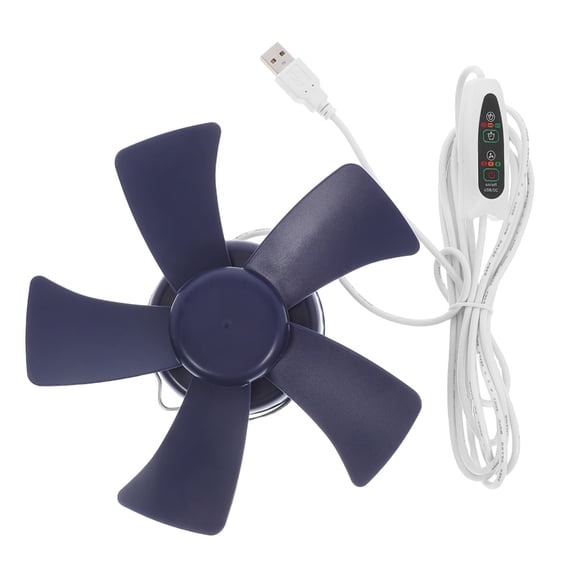 NIAIZEK Portable Hanging Camping Fan with Timer, Lightweight Plastic Design, Perfect for Travel, Outdoor Adventures, and Hiking, 1 Set