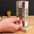 thumbnail image 5 of Peachtree Woodworking Supply Almohadillas de lijado de micromalla de 2 x 2 pulgadas con dispensador de acero galvanizado, para ciclo de giro de tapón de bolígrafo y botella, materiales acrílicos de li, 5 of 5