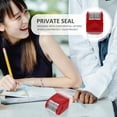 thumbnail image 4 of 1 Pce Rouleau de Scellage de Sécurité Timbre de Confidentialité Anti-Divulgation d'Information Personnelle, 4 of 8