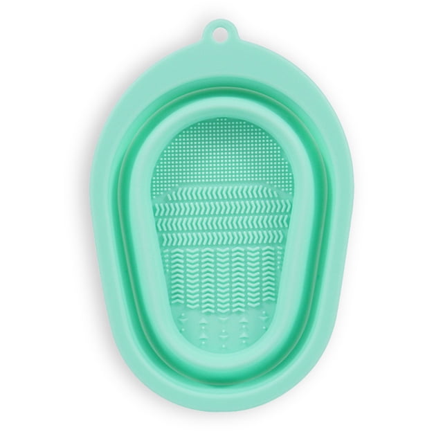 Toystoory Alfombrilla de limpieza para brochas de maquillaje, almohadilla de , pequeños aplicadores de delineador de ojos portátiles, Suministros de limpieza para el hogar