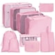 thumbnail image 3 of Bolsa de almacenamiento de viaje, juego de 10 piezas, organizador de ropa para equipaje de viaje, bolsa de almacenamiento, juego de almacenamiento simple y separado, 3 of 6