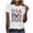 #02 White, variant on Busydd Womens T Shirts Trendy Crew Neck Soccer Graphic Tees Casual Summer Versatile Short Sleeve Going Out Tops M