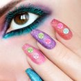 thumbnail image 4 of 4 Sheets Self Adhesive Face Gems Jewels Rhinestone Pearl Stickers DIY Nail Art Stickers, 4 of 8