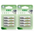 thumbnail image 5 of EBL Rechargeable AAA Batteries 1100mAh Ni-MH Triple A Batteries, 8 Counts 1.2V, 5 of 10