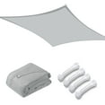 thumbnail image 3 of Yescom 13x10 Ft 97% UV Block Rectangle Sun Shade Sail HDPE Canopy Cover Net Patio, 3 of 11