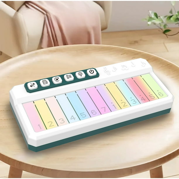 Juguetes para piscina, juguetes para bebés, juguetes para niños pequeños, piano electrónico con pantalla táctil, caja de música, rompecabezas, instrumentos musicales infantiles para la primera infanci