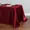 Burgundy, variant on ML Rectangle Satin Tablecloth Wedding Christmas Baby Shower Birthday Events Banquet Table Cloth Overlays Decor  Dining Table