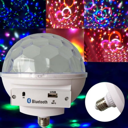 

LED Bluetooth Speaker Light Bulb Music USB Portable RGB For Party Home Bedroom
