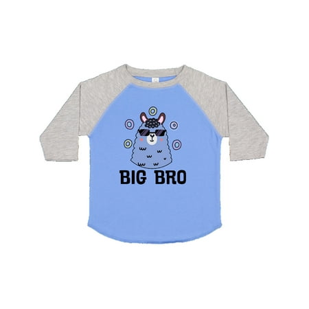

Inktastic Big Bro Boy Llama Brother Outfit Gift Toddler Boy Girl T-Shirt