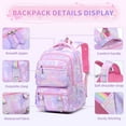 thumbnail image 5 of gcong Dinosaur Themed School Backpack Set For Educational Adventure Gear Purple, 5 of 6