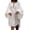 White, variant on OSOLU Solid Color Women Loose Short Skirt Long Sleeve Shirt Slit Dress Fashionable Sundress Dresses For Women 2025 Elegant Classy
