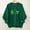 Shirts-611Green, variant on LEKWK Sweatshirts for Women Fleece Crewneck Long Sleeve St Patricks Day Shirt Graphic Sweatshirts Glitter Three Hearts Shamrock Festival Wear