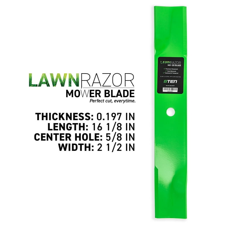 LawnRAZOR High Lift Blade for Snapper 7075771 2 Pack 810-CBL2231D