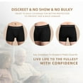 thumbnail image 5 of TIICHOO Washable Incontinence Underwear for Men Reusable Cotton Incontinece Boxer Briefs Leakproof Underwear 3 Pack(Small, 3 Black), 5 of 7