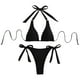 thumbnail image 2 of Traje de baño para mujer, moda, cómodo, color sólido, bikini, traje de baño de color liso para mujer, conjuntos de bikinis, trajes de baño para mujer, 2 of 6