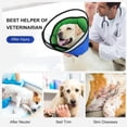 thumbnail image 4 of HLONK Cône Doux pour Chien Collier de Récupération Réglable pour Grands Moyens Petits Chiens Bleu, 4 of 7