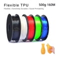 thumbnail image 2 of Filament d'Impression 3d, TPU Flexible Élastique Poids Net 500g 160M 1.75mm, Expérience d'Impression Lisse, 2 of 7
