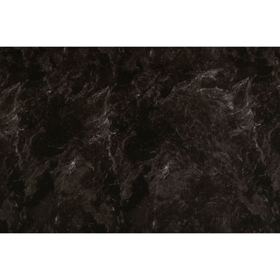Dundee Deco Peel and Stick Self Adhesive Wallpaper - Distressed Marble Charcoal Patina Marble, 18 ft x 18 in
