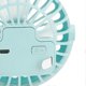 thumbnail image 2 of Ventilateur électrique pour poussette, réglable, 3 vitesses, oreilles pointues, mini ventilateur portatif à LED suspendu, trépied, bleu, 2 of 4