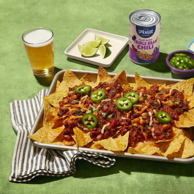 Sprague Cannery Plant-Based Triple Bean Bean Chili, Ready to Eat