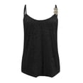 thumbnail image 4 of DuoJiaJ Women's New Sequin Camisole Vest With Bottom Top For Outerwear Banquet Annual Meeting Suit For Inner Wear Women’s Basic Tank Tops, 4 of 4