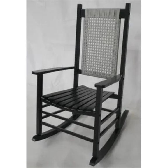 Jack Post 136214 Bali Wicker Rocker - Black