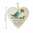 thumbnail image 4 of Under 5 Vggrvlo Heart Shaped Sea Glass Ornaments Christmas Tree Decorations Crafted by Hand, 4 of 4