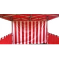 thumbnail image 4 of TentandTable Speedy Pop-up Carnival Tent Sidewall Kit Only, Red and White Striped, 10 ft x 10 ft, 4 of 6
