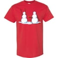 thumbnail image 3 of Inktastic Snowman Stickup with Hairdryer T-Shirt, 3 of 5