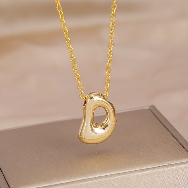 Collar para Mamá,Collar de Letra Inicial de Oro Joyería de Aleación Personalizada para Ella,Regalo para el Aniversario Del Cumpleaños de la Madre,Collar Inicial de Oro,,