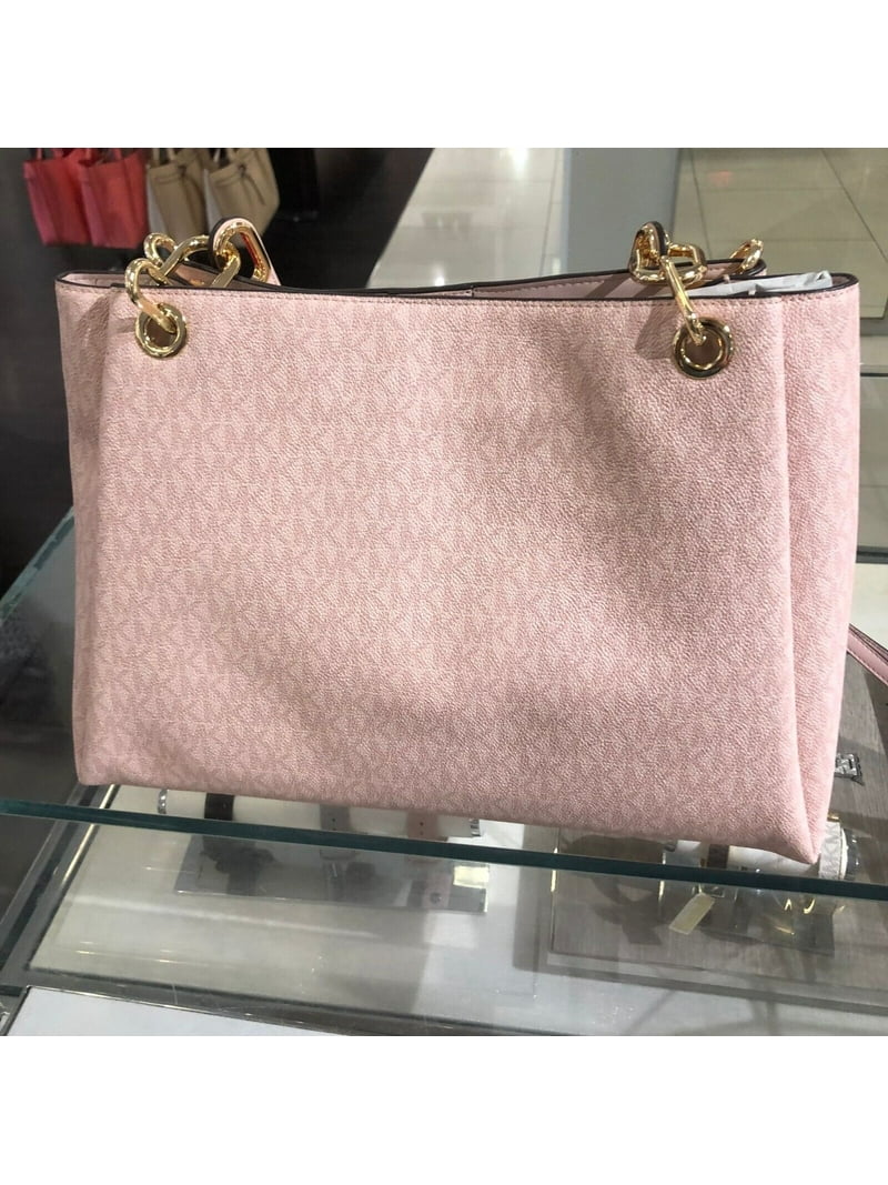 Michael Kors Trisha Nicole Large Tote, Top Zip Handbag Purse in