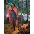 thumbnail image 2 of Gauguin, Paul 19x24 Black Modern Framed Museum Art Print Titled - The Magician Of Hivaoa, 2 of 4