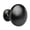Black - Round Smooth, variant on Ilyapa Flat Black Kitchen Cabinet Knobs - Round Drawer Handles - 25 Pack of Kitchen Cabinet Hardware