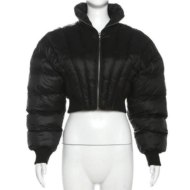 ✨極美品✨【6/3 12時迄】FCRB × FR2 warm up jaket Bubble Puffer Coats Crop Black Jacket Casual Thick Warm Down
