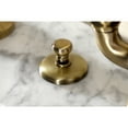 thumbnail image 2 of Kingston Brass KS7973PL English Country Bridge Bathroom Faucet with Brass Pop-up, Antique Brass, 2 of 7