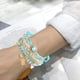 thumbnail image 4 of Abalorios hechos a mano Ojos de moda Temperamento de cuentas de arroz Pulsera multicapa, 4 of 5