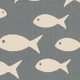 thumbnail image 5 of SAFAVIEH Courtyard Trena Fishes Indoor/Outdoor Area Rug, Dark Grey/Beige, 9' x 12', 5 of 6