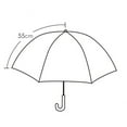 thumbnail image 7 of Sanrio Kuromi Transparent Stick  Rain Umbrella, Purple, 1, 7 of 7