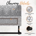 thumbnail image 5 of Autumn Alley Galvanized Farmhouse Toilet Paper Holder with Shelf for Wall Mount, Natural Finish, 5 of 8