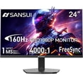 thumbnail image 1 of SANSUI 24 Inch Gaming Monitor 160Hz FHD 1080P Computer Monitor, FreeSync 1ms 4000:1 Contrast, HDMI DP Ports VESA Support Eye Care Monitor for Gaming, 1 of 8