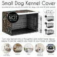 thumbnail image 4 of Sweet Jojo Designs Boho Floral Wildflower Black and Orange Girl Dog Crate Kennel Cover 24in., 4 of 6