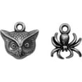 thumbnail image 2 of Idea-Ology Metal Adornments 16/Pkg-Antique Nickel Halloween, 2 of 2