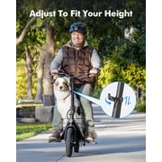 Gyroor Electric Scooter for Adults with Large Pet Basket – Dog-Friendly 550W Motor 19 MPH, 20 Mile Long Range, Foldable Commuter E-Scooter with Comfort Seat for Pets & Groceries