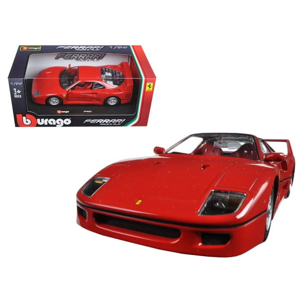 Ferrari F40 Red 1 24 Diecast Model Car By Bburago Walmart Com