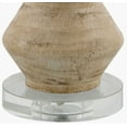 thumbnail image 3 of Livabliss Table Lamps, 30" Mungo Traditional Bedside Nightstand Table Lamp for Bedroom Living Room Office, Ivory, Clear Body with White Shade (30"H x 16"W x 16"D), 3 of 6