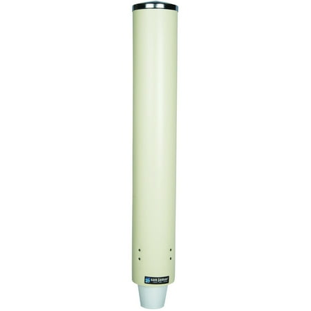 San Jamar, SJMC4210PFSDE, Self-adjusting Foam Cup Dispenser, 1 Each, White