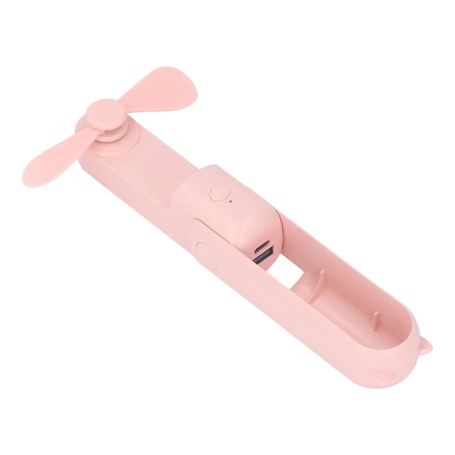 Portable Handheld Fan, Multifunctional Foldable Small Fan with 1200mAh Battery, USB Output Port, Personal Fan Mini Fan Rechargeable Portable Travel Fan for Outdoor