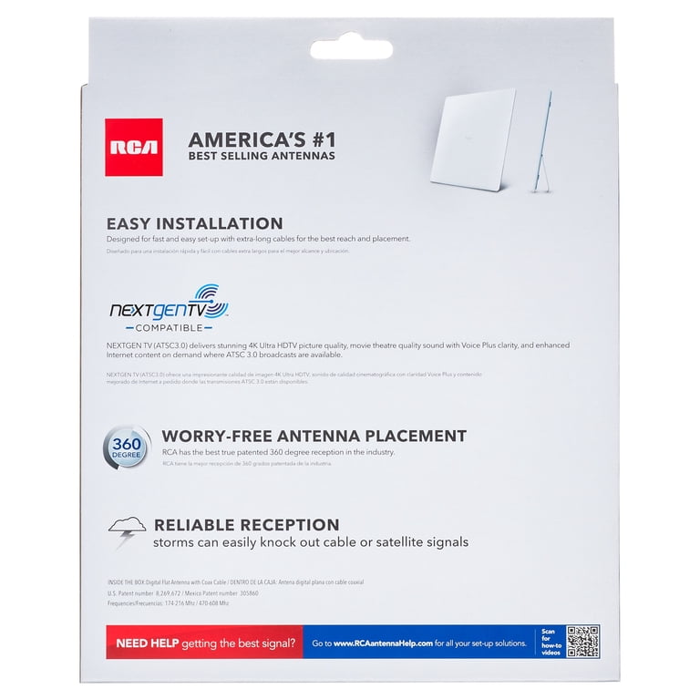RCA Indoor TV Antenna - 40 Mile Reception Range photo 6